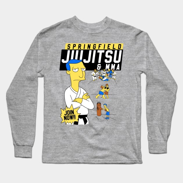 Springfield Jiu-Jitsu & MMA Long Sleeve T-Shirt by RoundFive